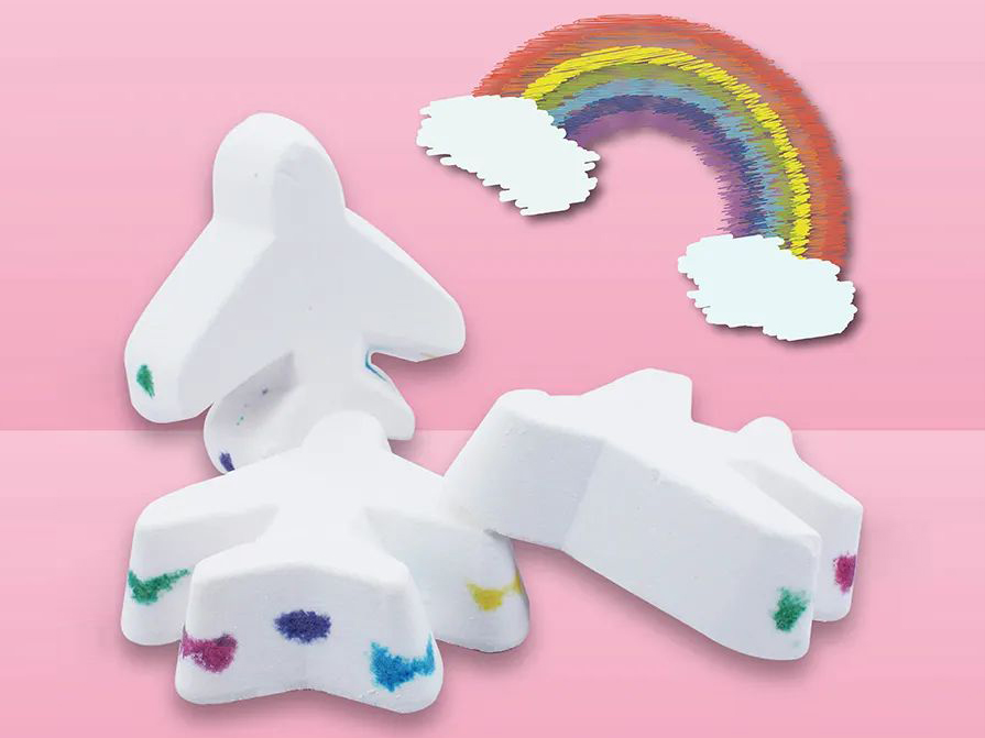 Presentamos la bomba de baño Rainbow: un toque de color y relajación