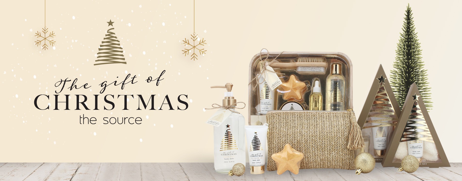 Set de regalo de baño navideño
