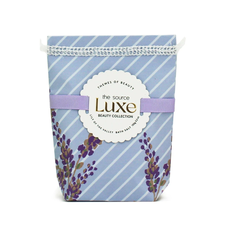 Sales de baño en bolsa de papel