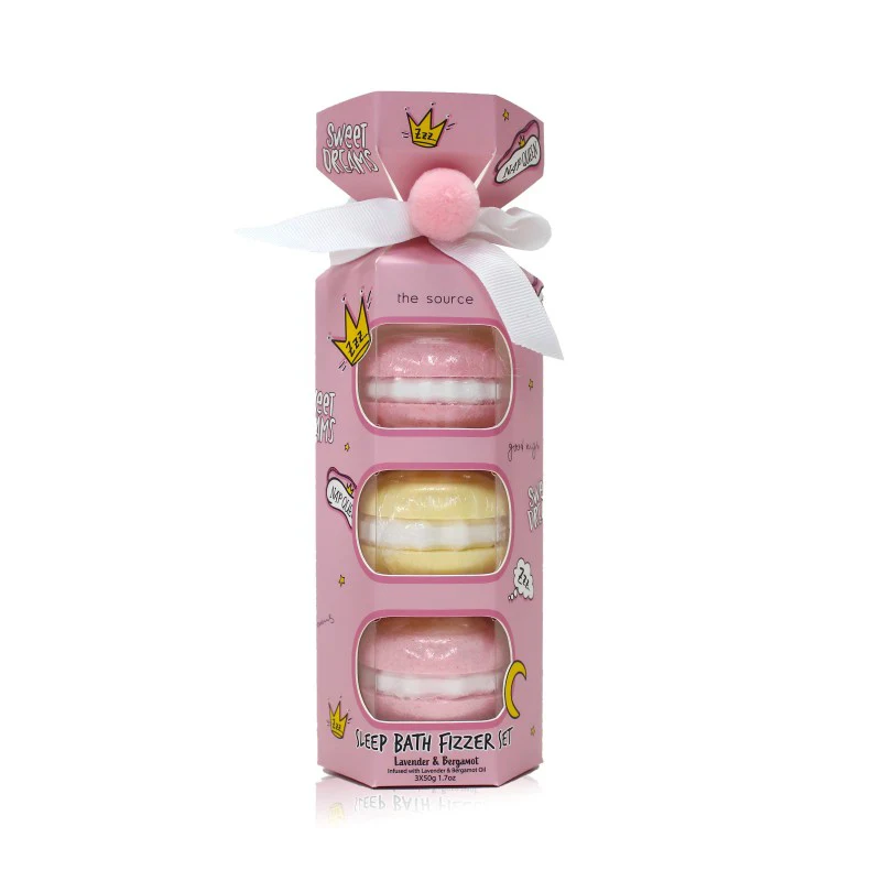 Bomba de baño macarrón